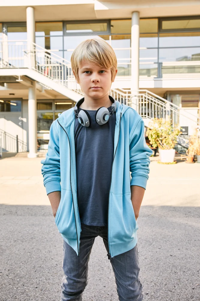 Kids' Hooded Sweat Jacket