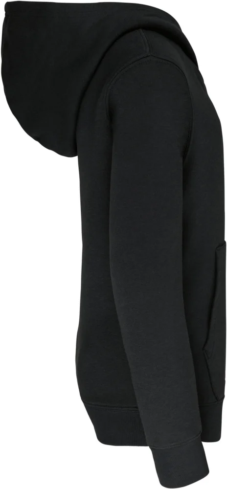 Kids' Contrast Hooded Sweater