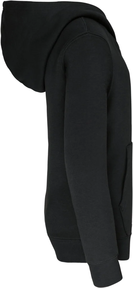 Kids' Contrast Hooded Sweater