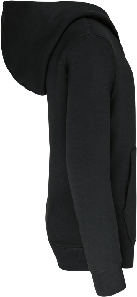 Kids' Contrast Hooded Sweater