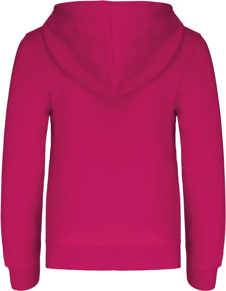 Kids' Contrast Hooded Sweater
