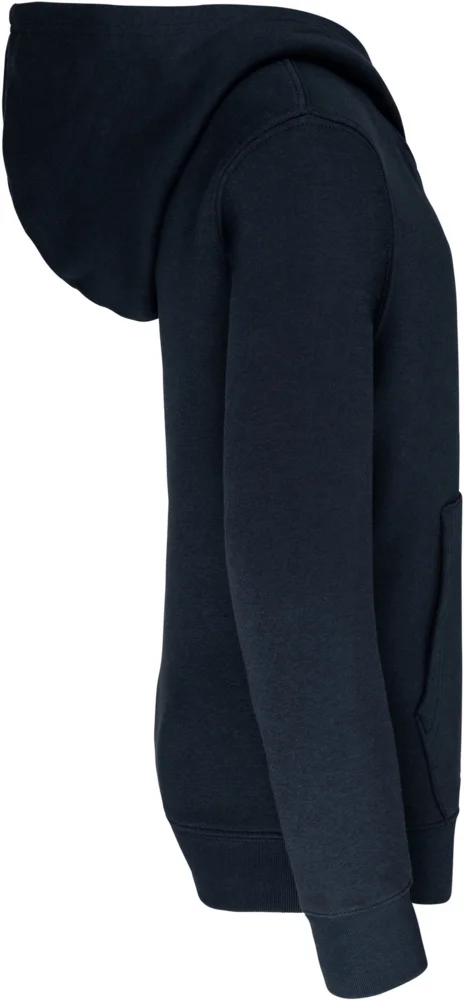 Kids' Contrast Hooded Sweater
