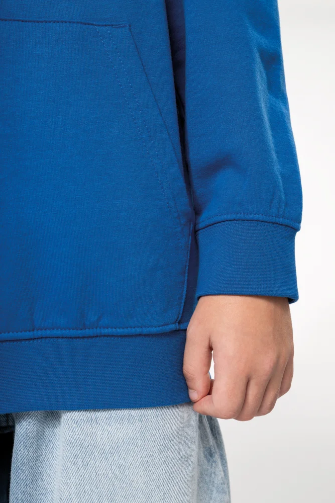 Kids' Contrast Hooded Sweater
