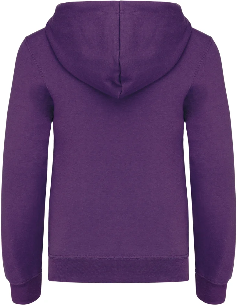 Kids' Contrast Hooded Sweater