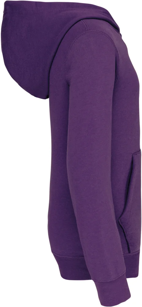 Kids' Contrast Hooded Sweater