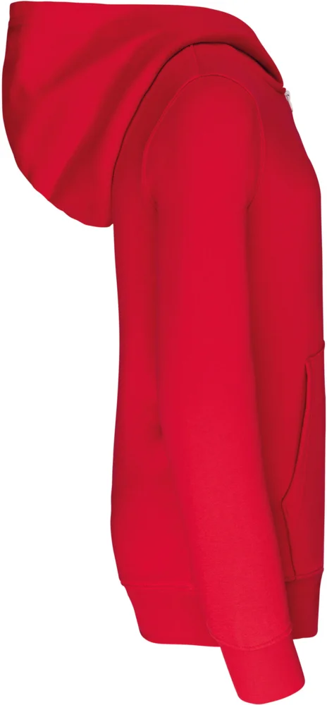 Kids' Contrast Hooded Sweater