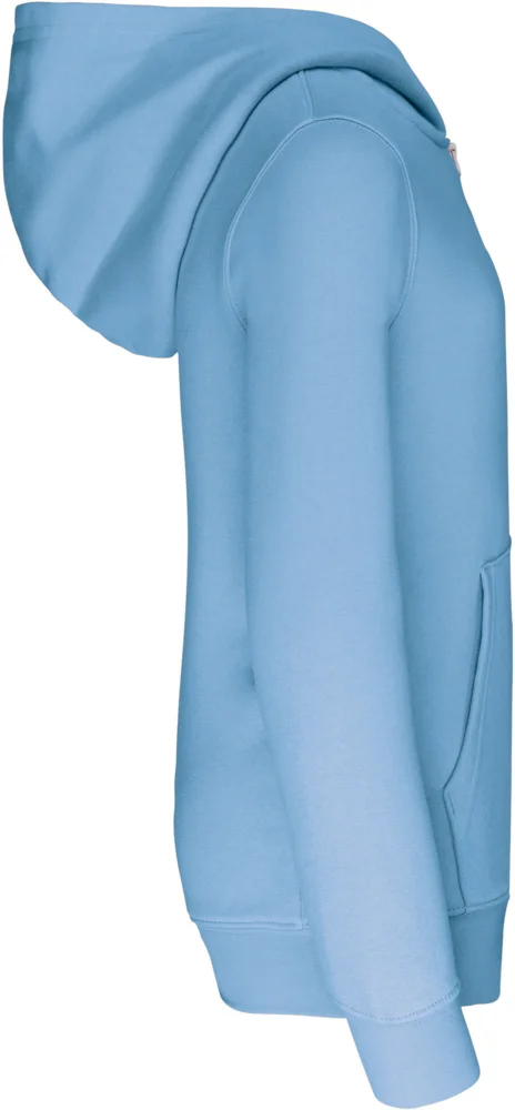 Kids' Contrast Hooded Sweater