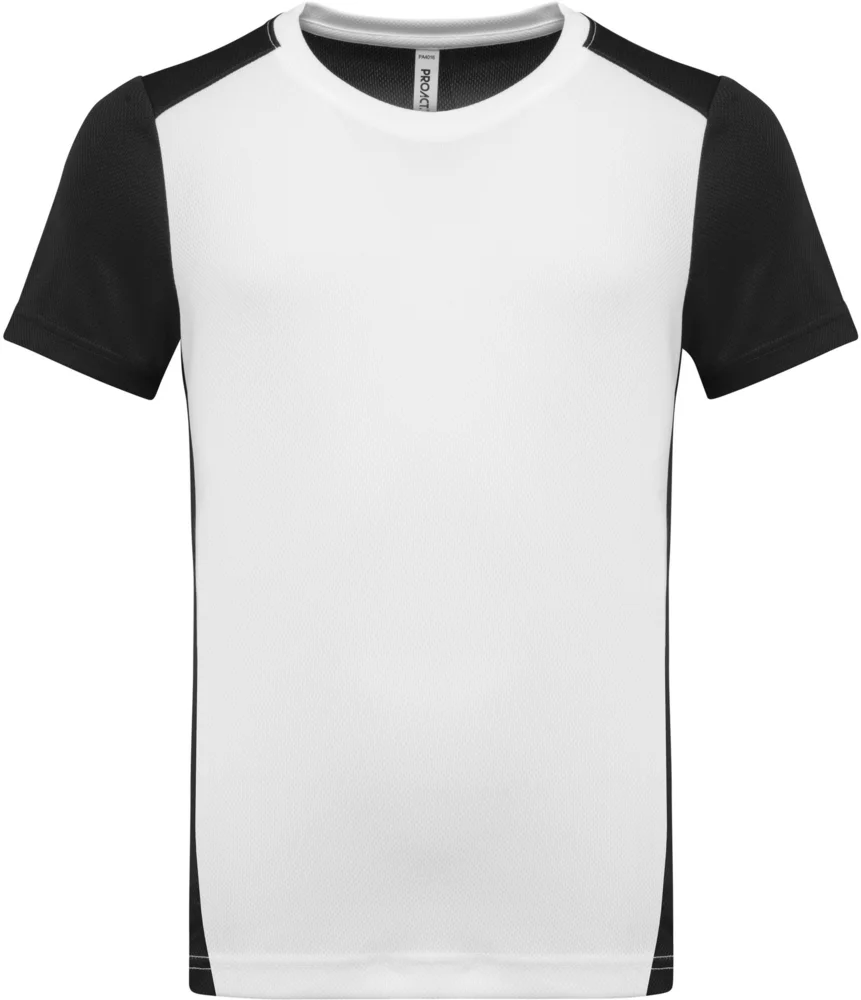 Kinder Kontrast Sport Shirt