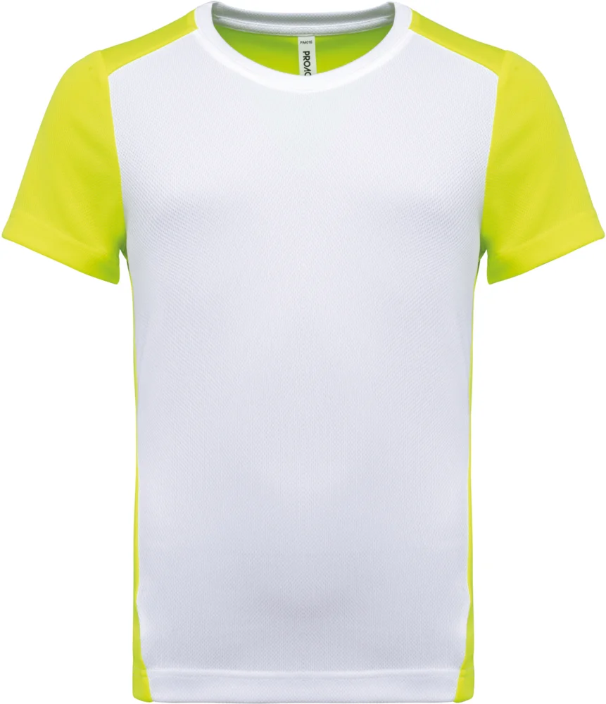 Kinder Kontrast Sport Shirt