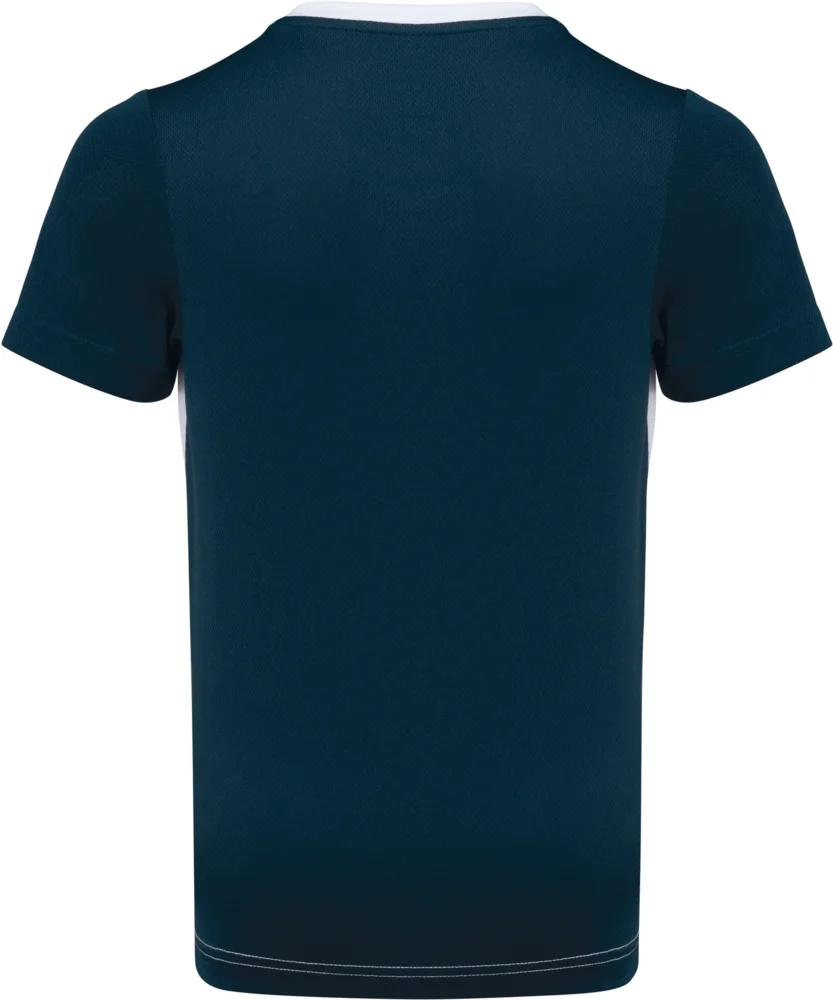 Kinder Kontrast Sport Shirt