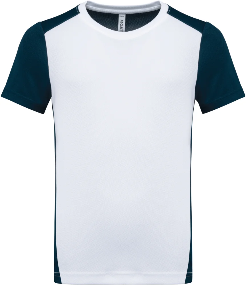 Kinder Kontrast Sport Shirt