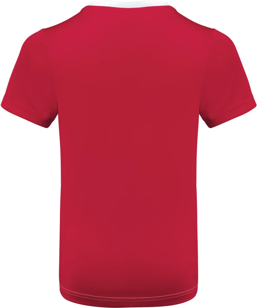 Kinder Kontrast Sport Shirt