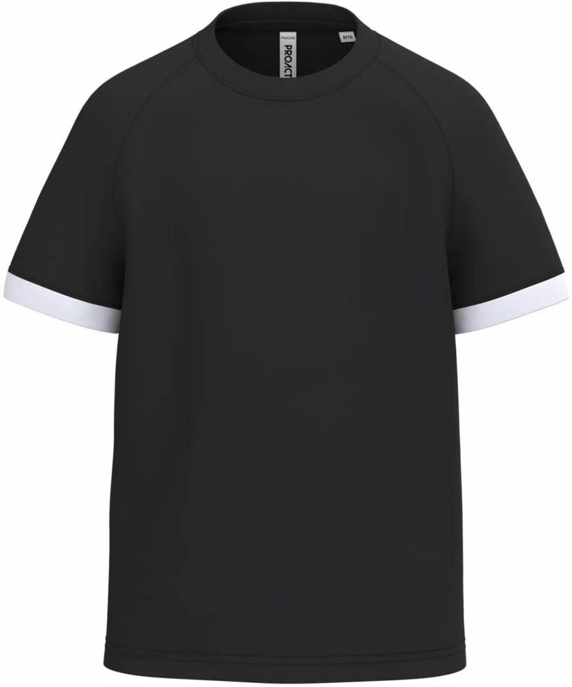 Kinder Kontrast Sport Shirt
