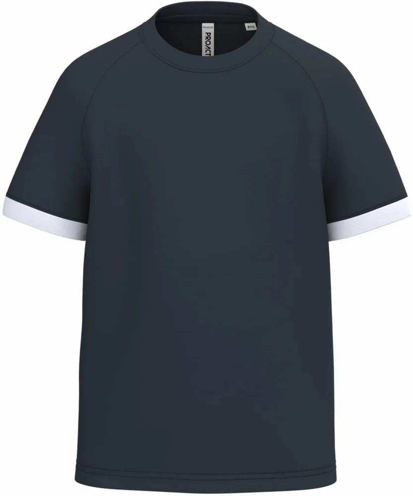 Kinder Kontrast Sport Shirt