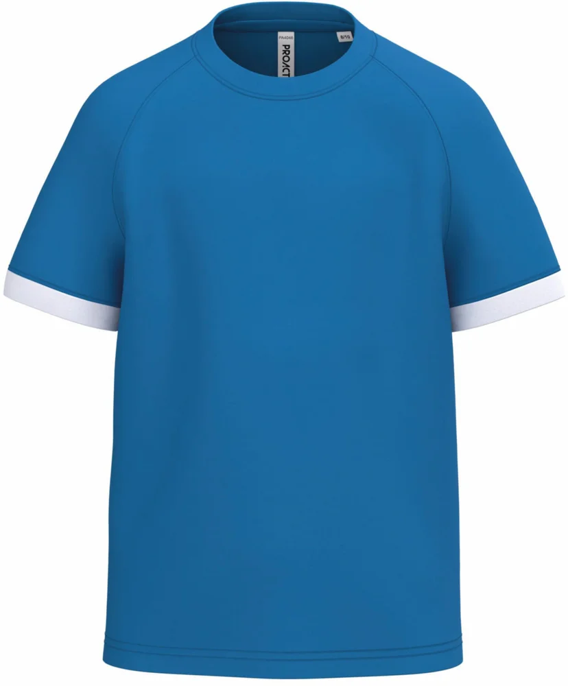 Kinder Kontrast Sport Shirt