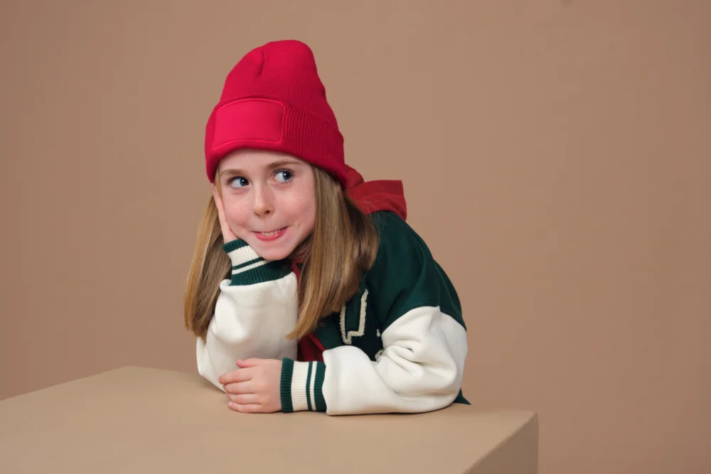 Kinder Patch Beanie