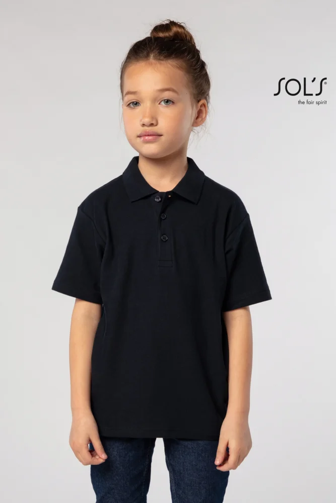 Kinder Piqué Polo