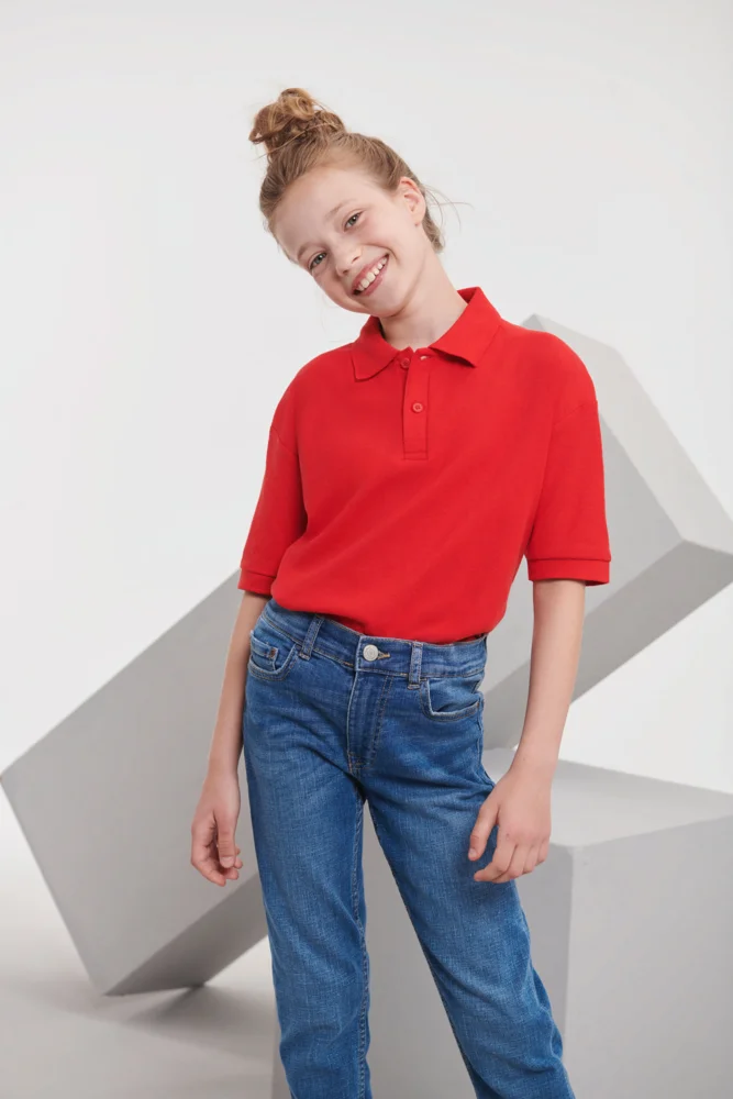 Kids' Piqué Polo