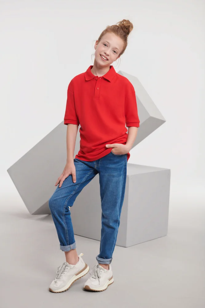 Kids' Piqué Polo