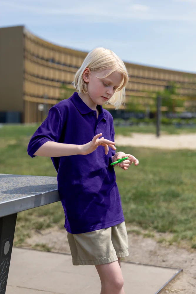 Kinder Piqué Polo