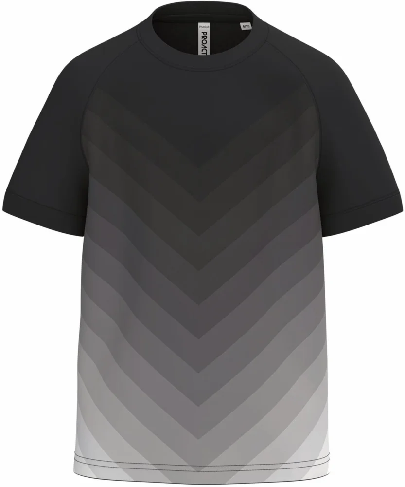 Kinder Sport Shirt mit Farbverlauf