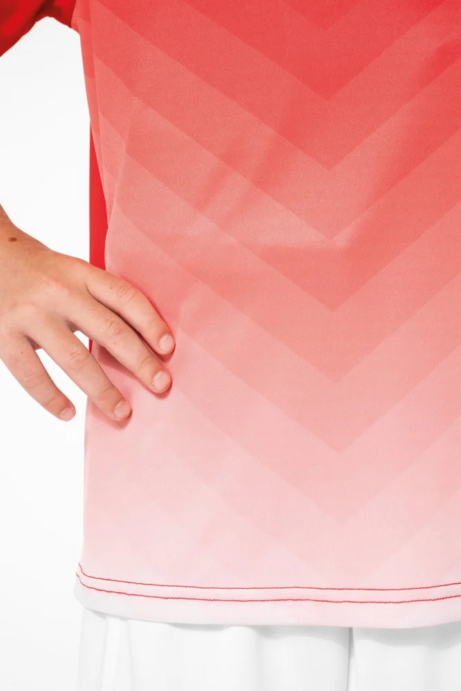 Kinder Sport Shirt mit Farbverlauf