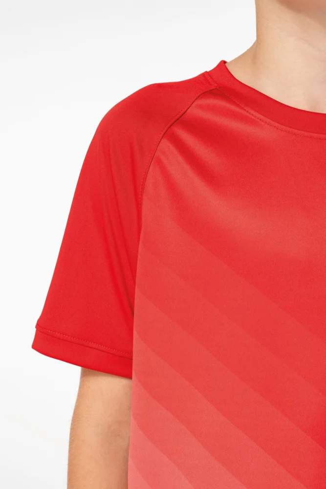 Kinder Sport Shirt mit Farbverlauf