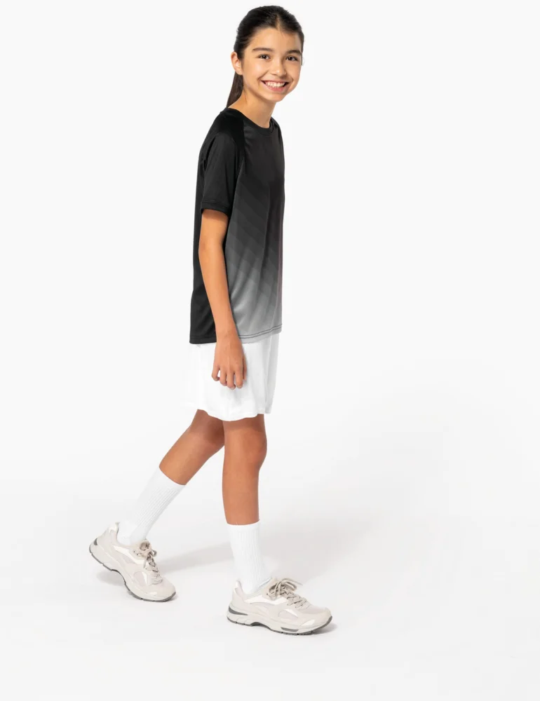 Kinder Sport Shirt mit Farbverlauf