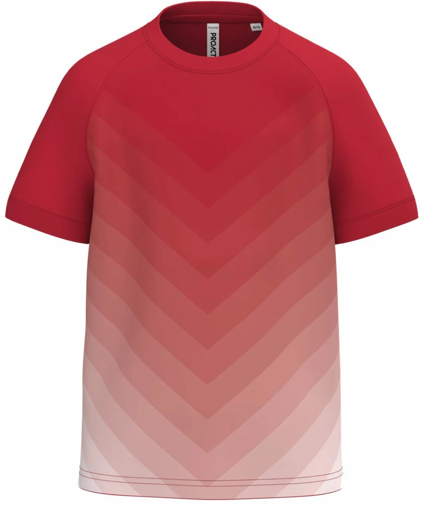Kinder Sport Shirt mit Farbverlauf