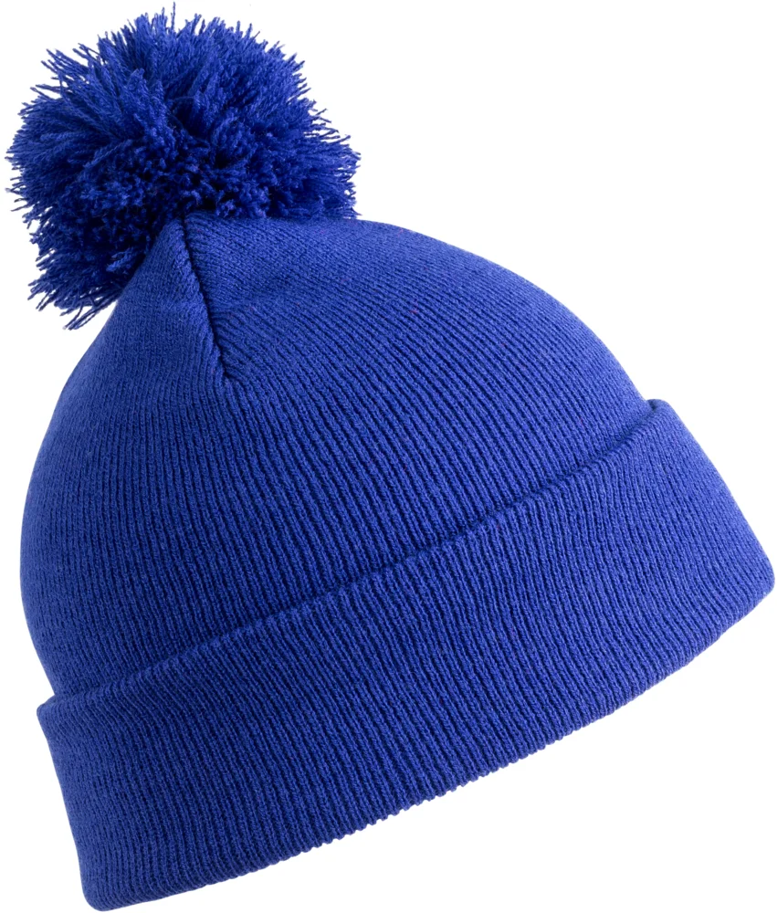 Kids' Knitted Beanie with Pompon