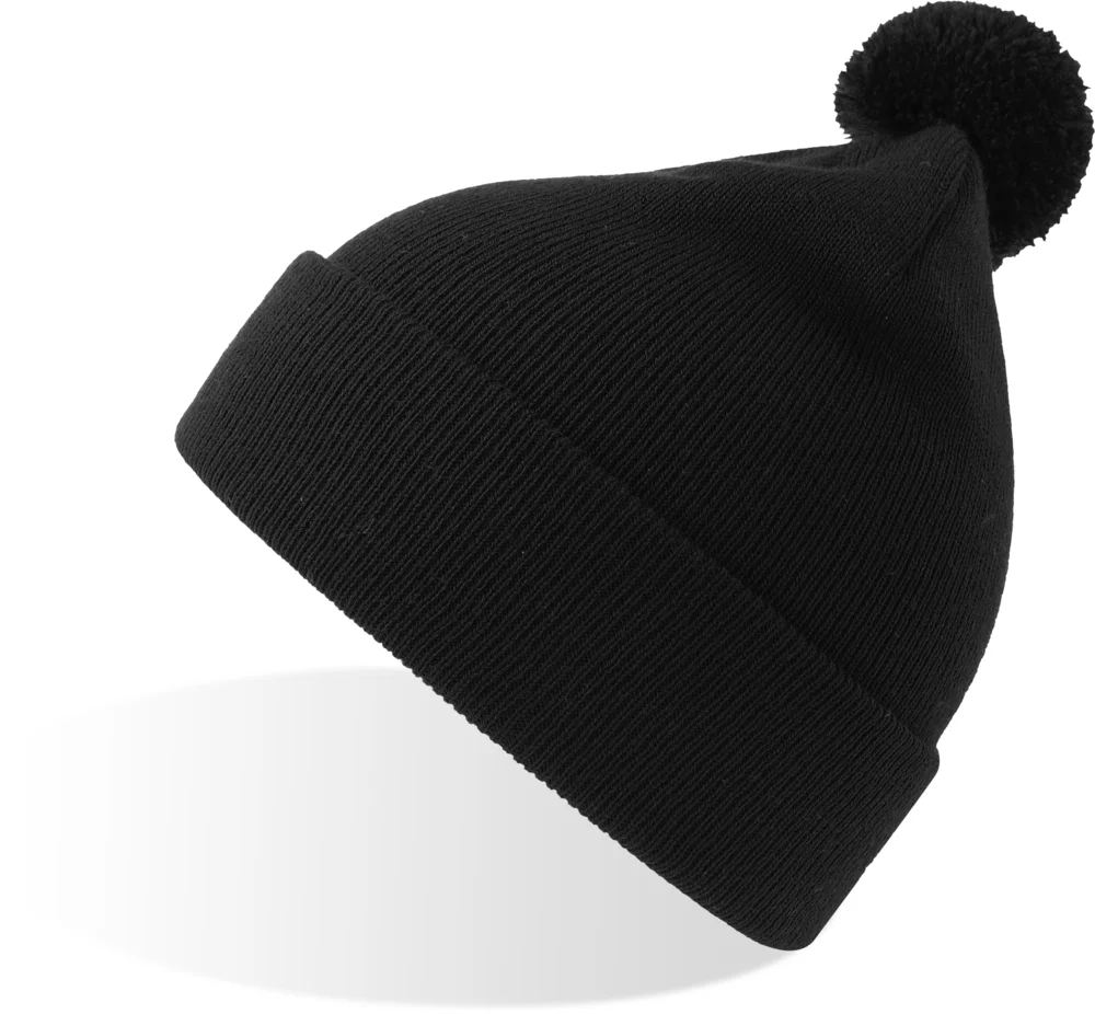 Kinder Strickmütze mit Pompon