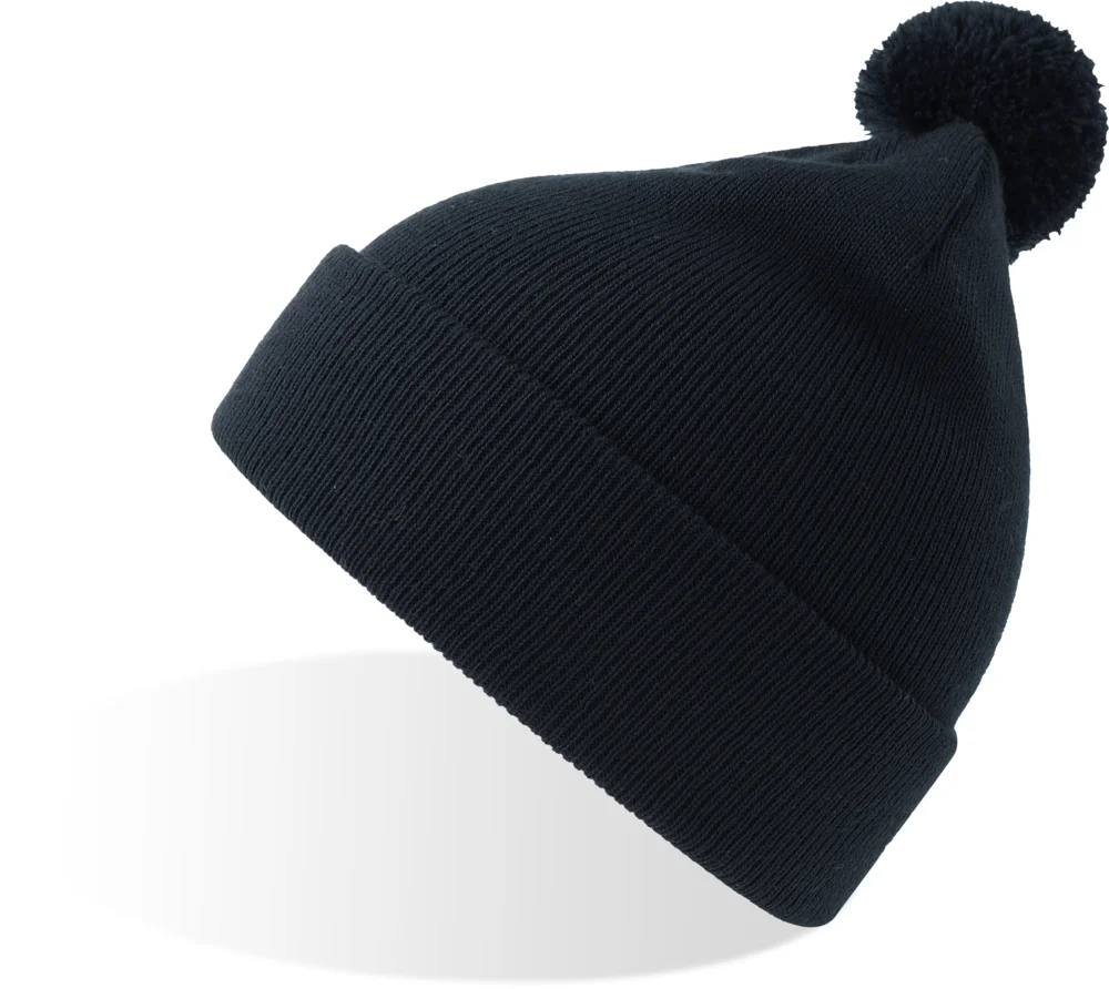 Kinder Strickmütze mit Pompon