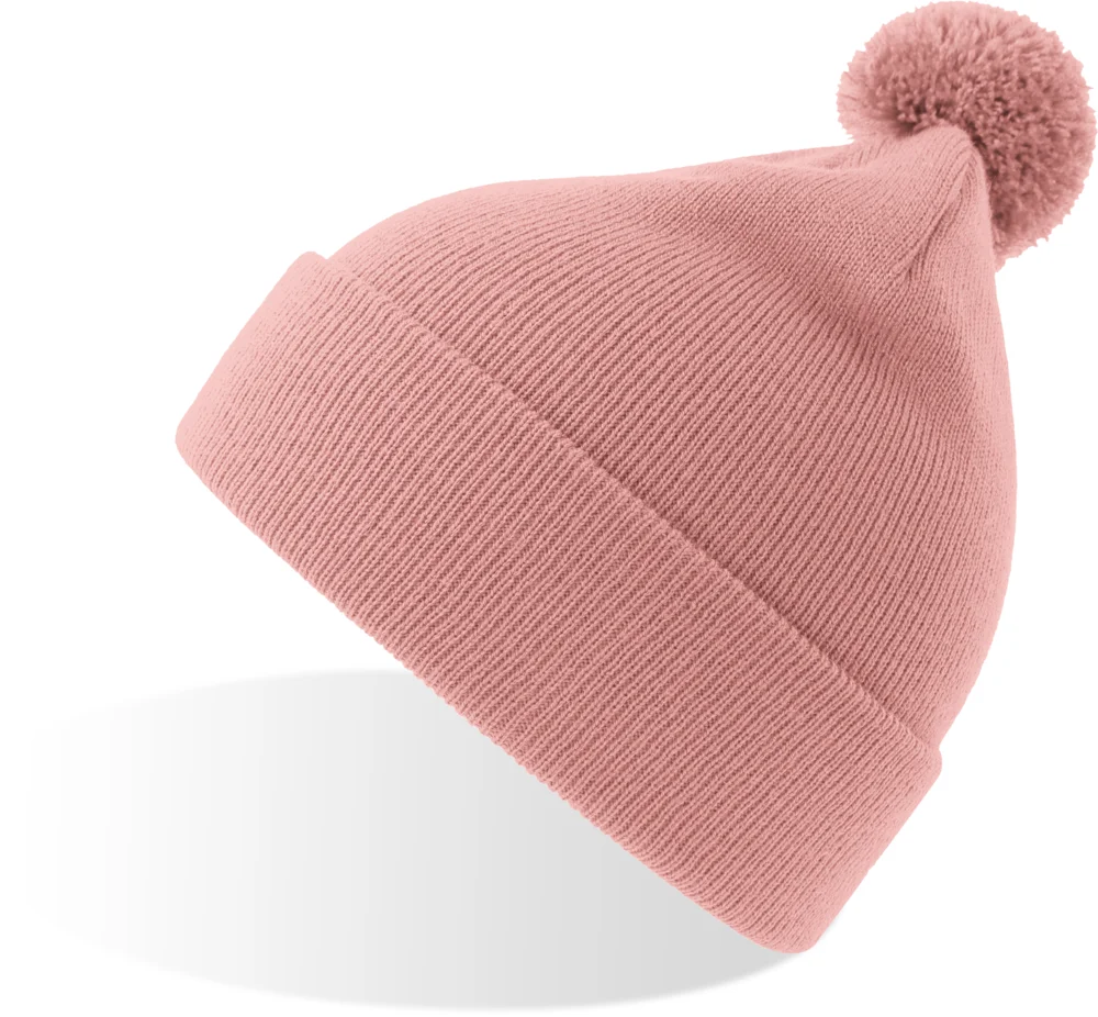 Kinder Strickmütze mit Pompon