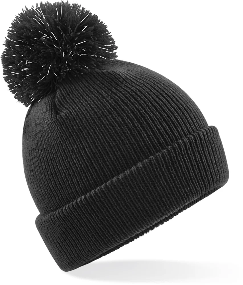 Kinder Strickmütze mit Pompon "Reflective"