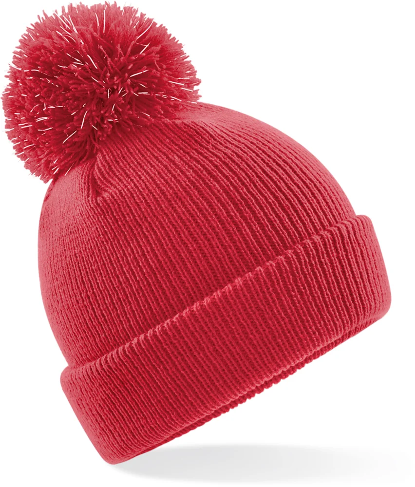 Kinder Strickmütze mit Pompon "Reflective"