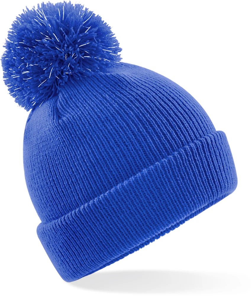 Kinder Strickmütze mit Pompon "Reflective"