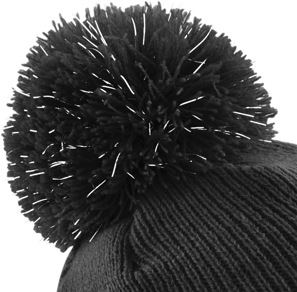 Kinder Strickmütze mit Pompon "Reflective"