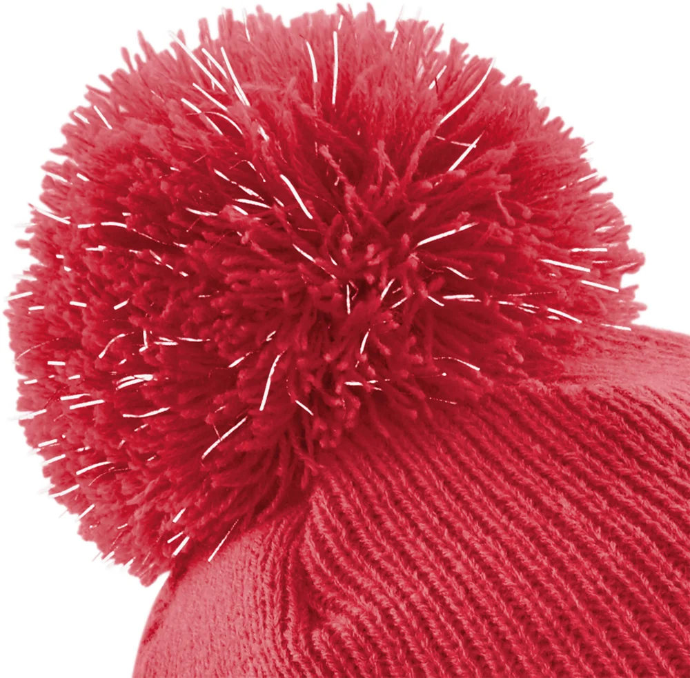 Kinder Strickmütze mit Pompon "Reflective"