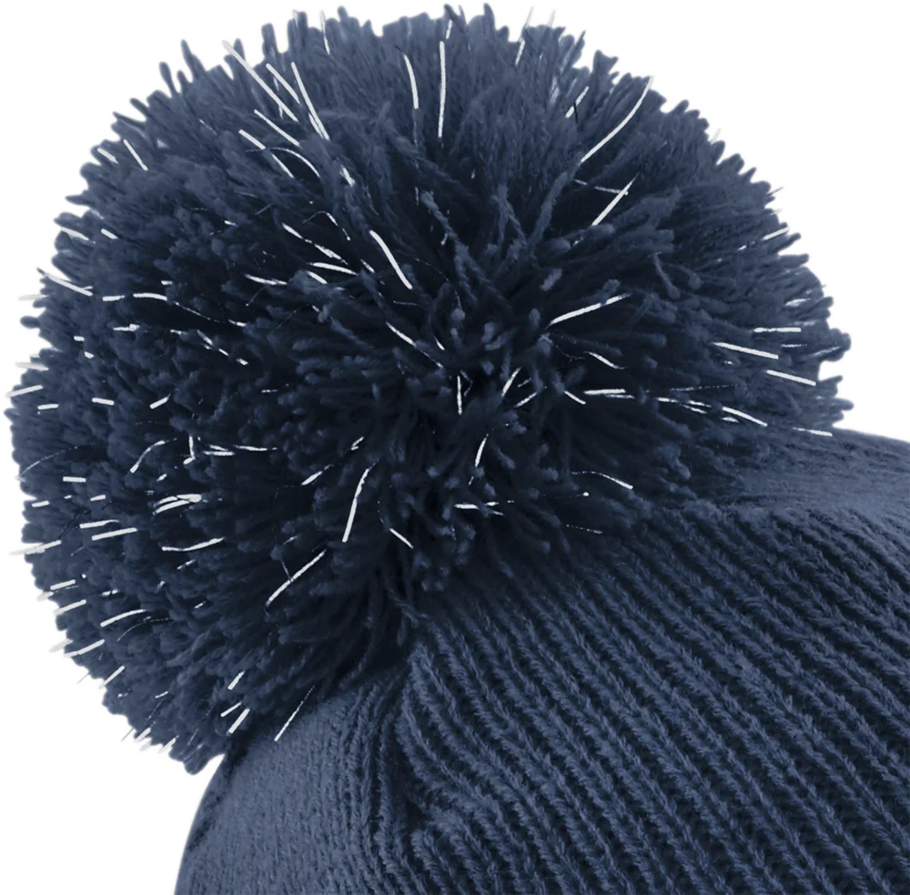 Kinder Strickmütze mit Pompon "Reflective"