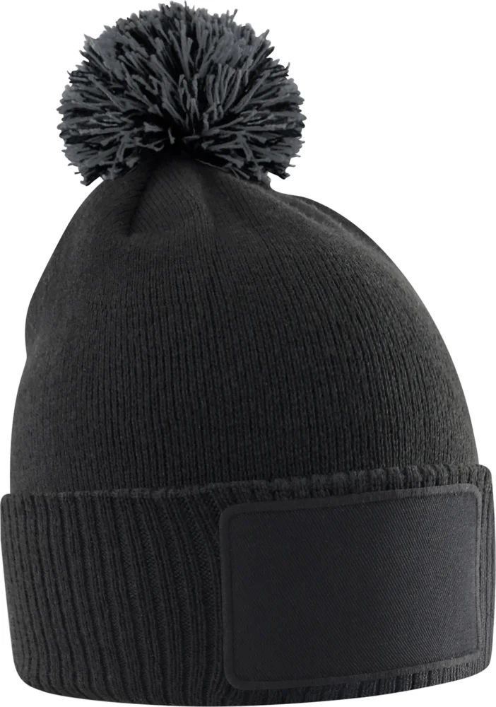 Kinder Strickmütze mit Pompon "Snowstar"