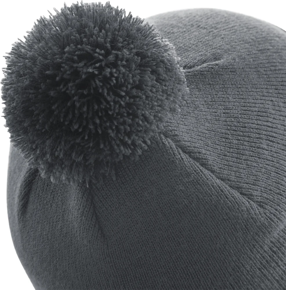 Kinder Strickmütze mit Pompon