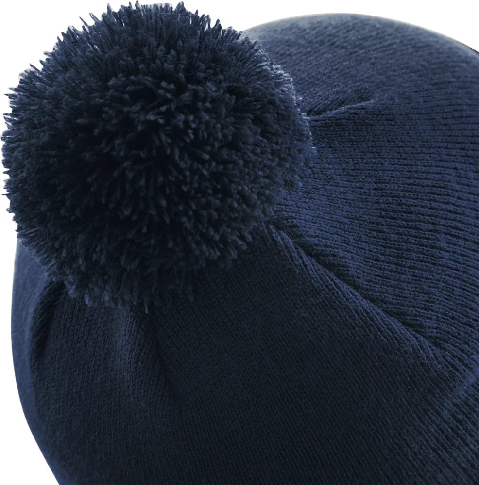 Kinder Strickmütze mit Pompon