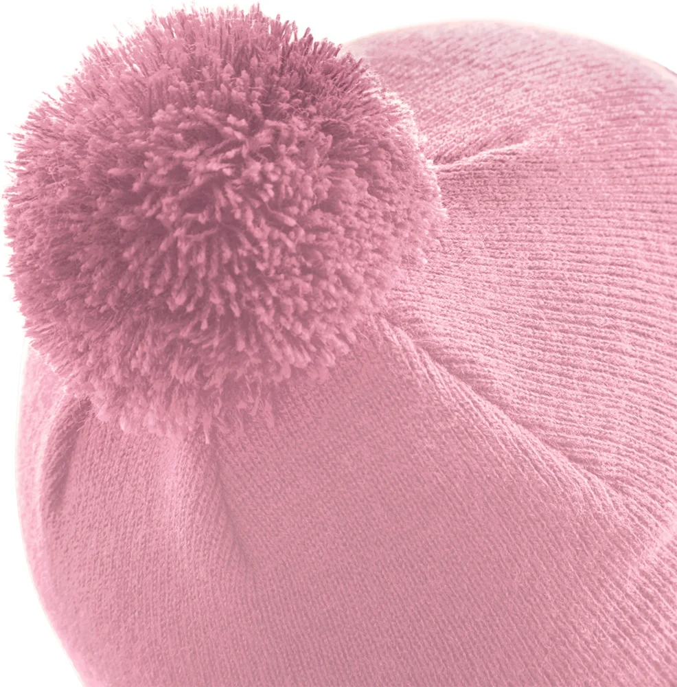 Kinder Strickmütze mit Pompon