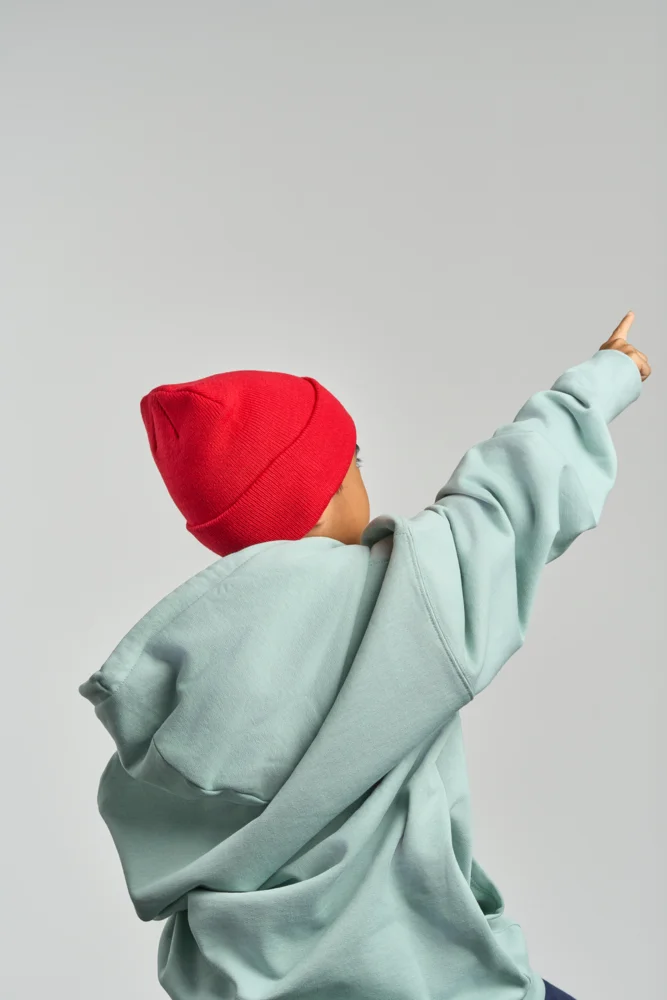 Kinder Strickmütze