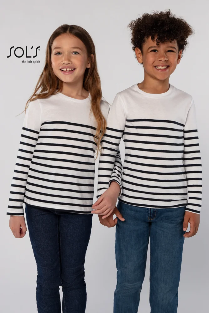 Kinder T-Shirt langarm gestreift