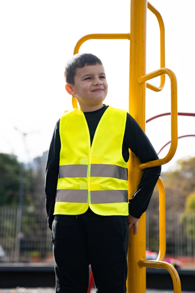 Kinder Warnweste