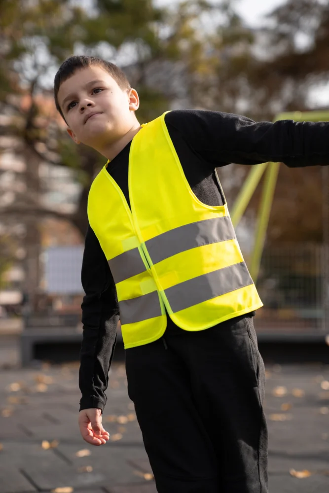 Kinder Warnweste