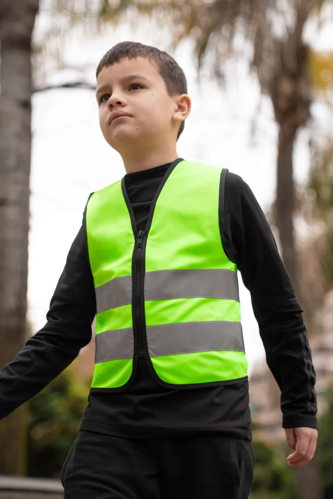 Kinder Warnweste
