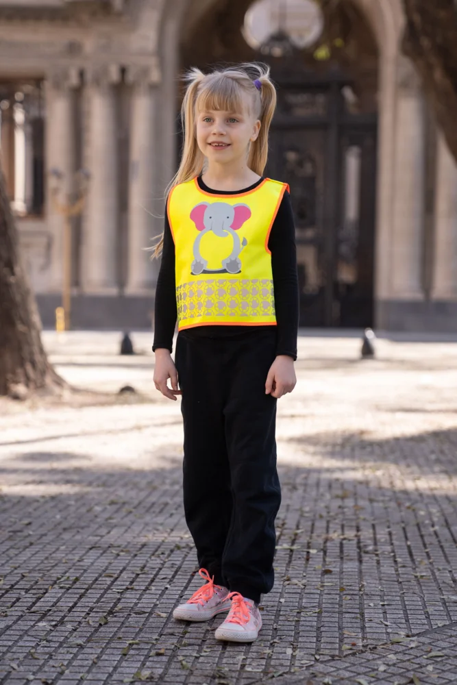 Kinder Warnweste