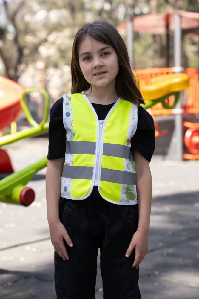 Kinder Warnweste